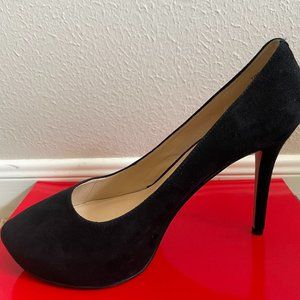 Suede Platform Heels
